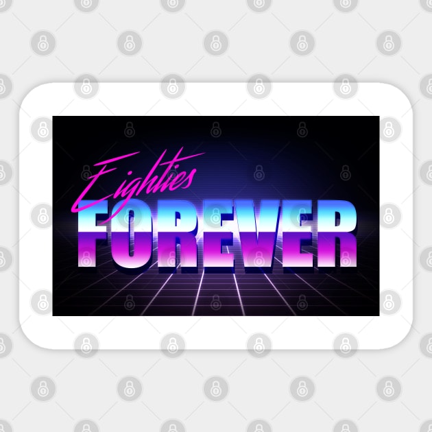 80s forever Sticker by thehollowpoint